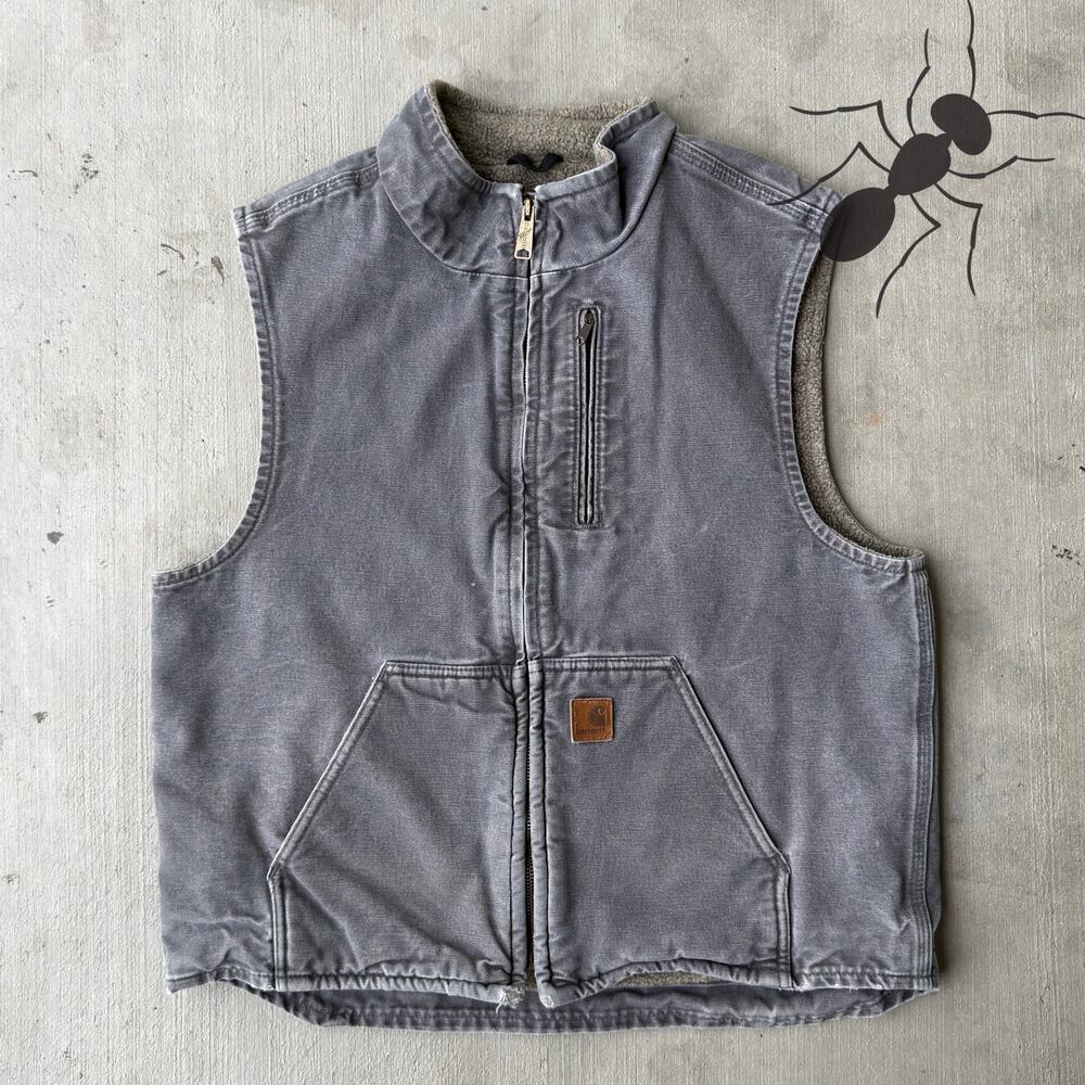 Carhartt V33 GVL gray Sherpa work wear vest